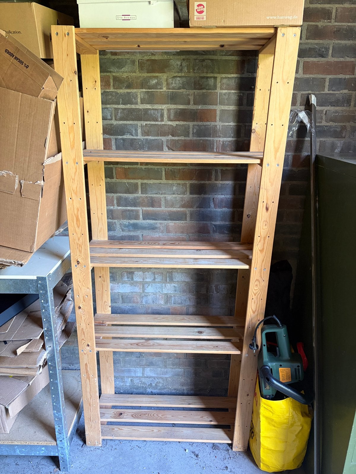 Houten stellingkast, Ophalen, Gebruikt, Hout, Overige typen