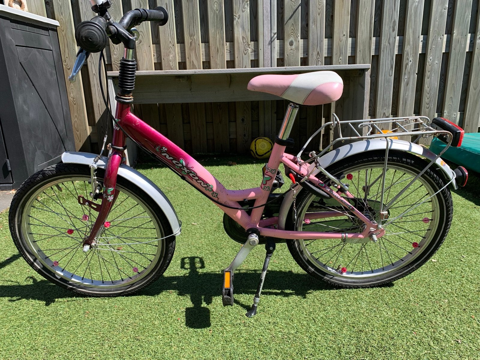 Meisjesfiets 20 inch, Ophalen, Gebruikt, Terugtraprem, 20 inch