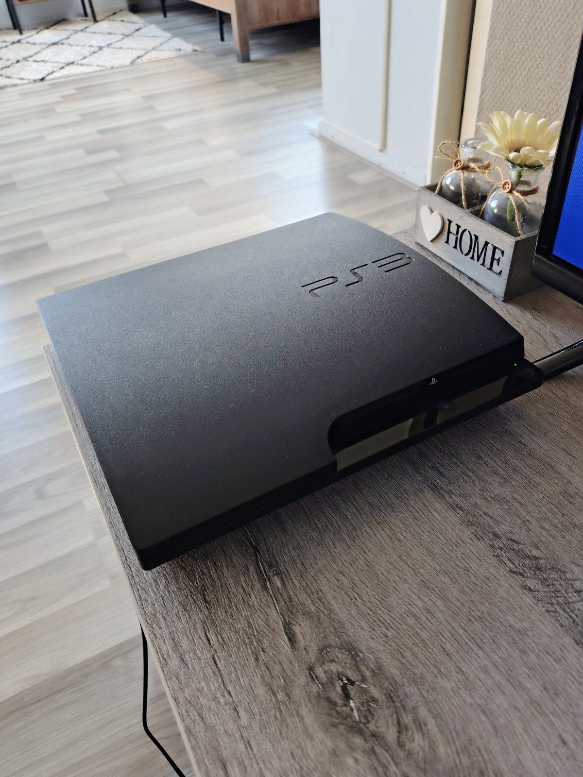 PlayStation 3 Slim te koop., Spelcomputers en Games, Spelcomputers | Sony PlayStation 3, Ophalen, Met games, Met 2 controllers