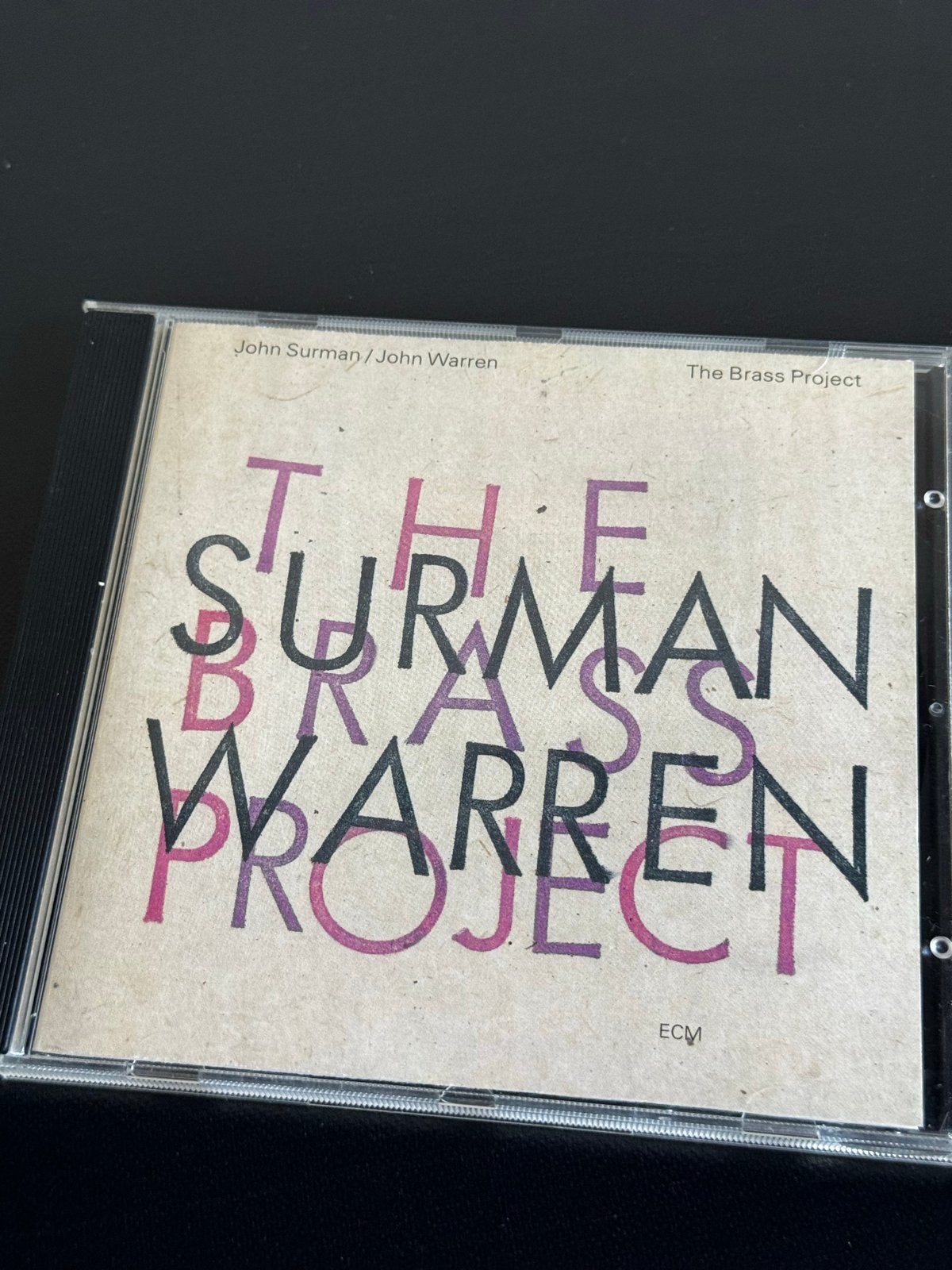 John Surman / John Warren - The Brass Project (ECM 1478), Ophalen of Verzenden, Zo goed als nieuw, Jazz, Inclusief doosje
