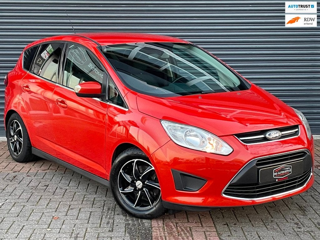 Ford C-Max 1.6 EcoBoost 150 Pk Titanium Trekhaak | Stoelverw, Auto's, Voorwielaandrijving, Stof, Gebruikt, Zwart