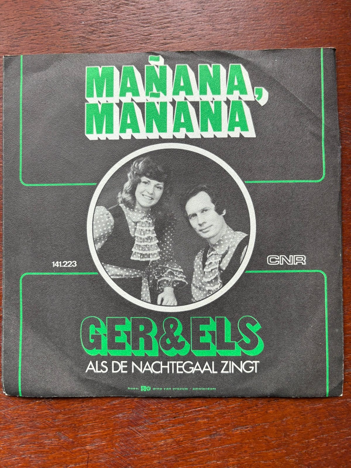 Ger & Els - Manana, manana - originele vinyl 1973, Zo goed als nieuw, Levenslied of Smartlap, 12 inch, Overige typen