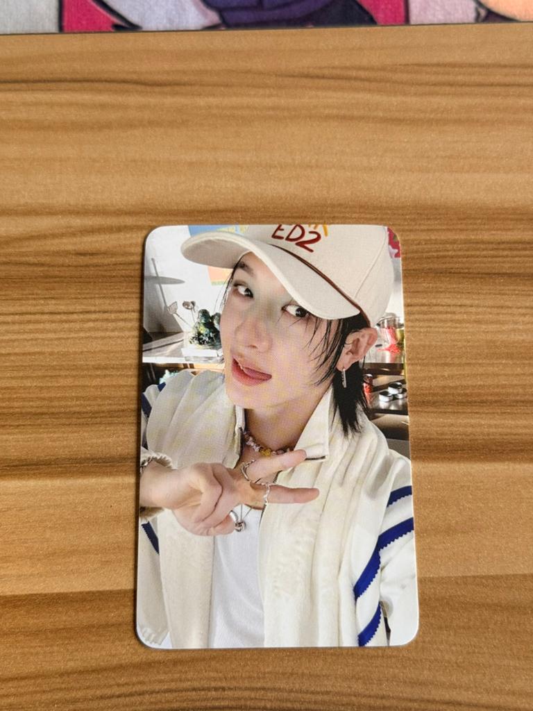 Stray Kids Bang Chan photo card starlight supper club, Ophalen of Verzenden, Zo goed als nieuw, Foto of Kaart