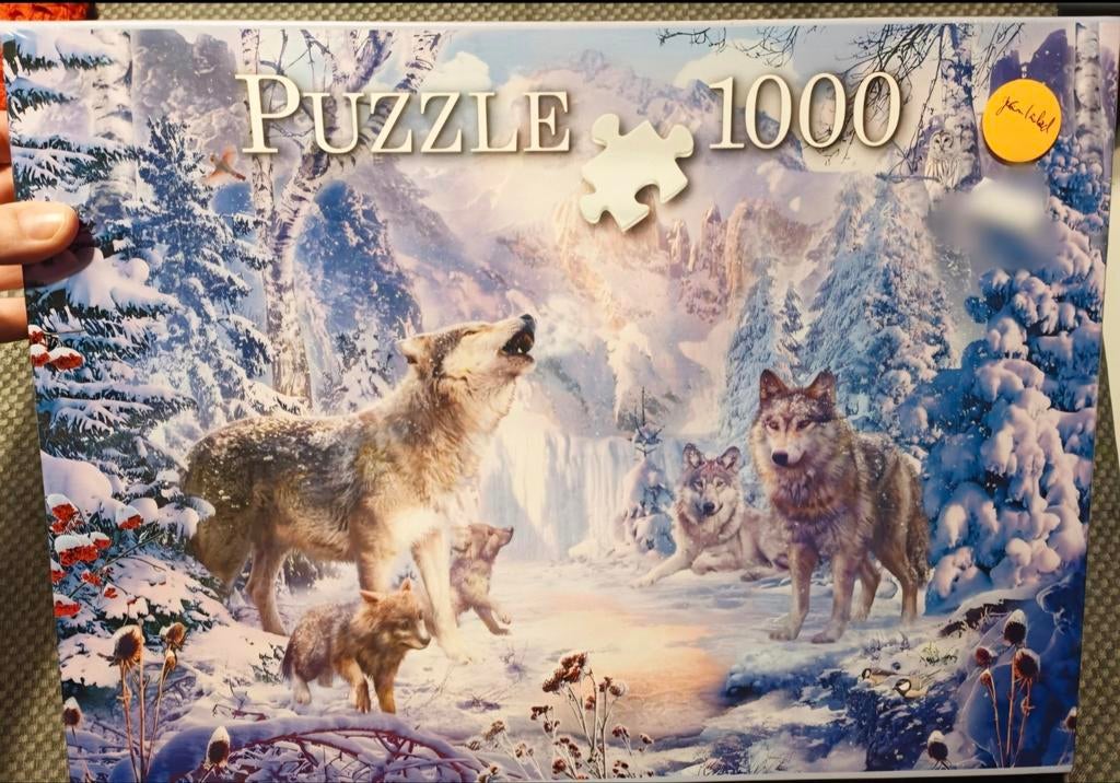 Wolven puzzel 1000 stukjes, Ophalen of Verzenden, 500 t/m 1500 stukjes, Nieuw