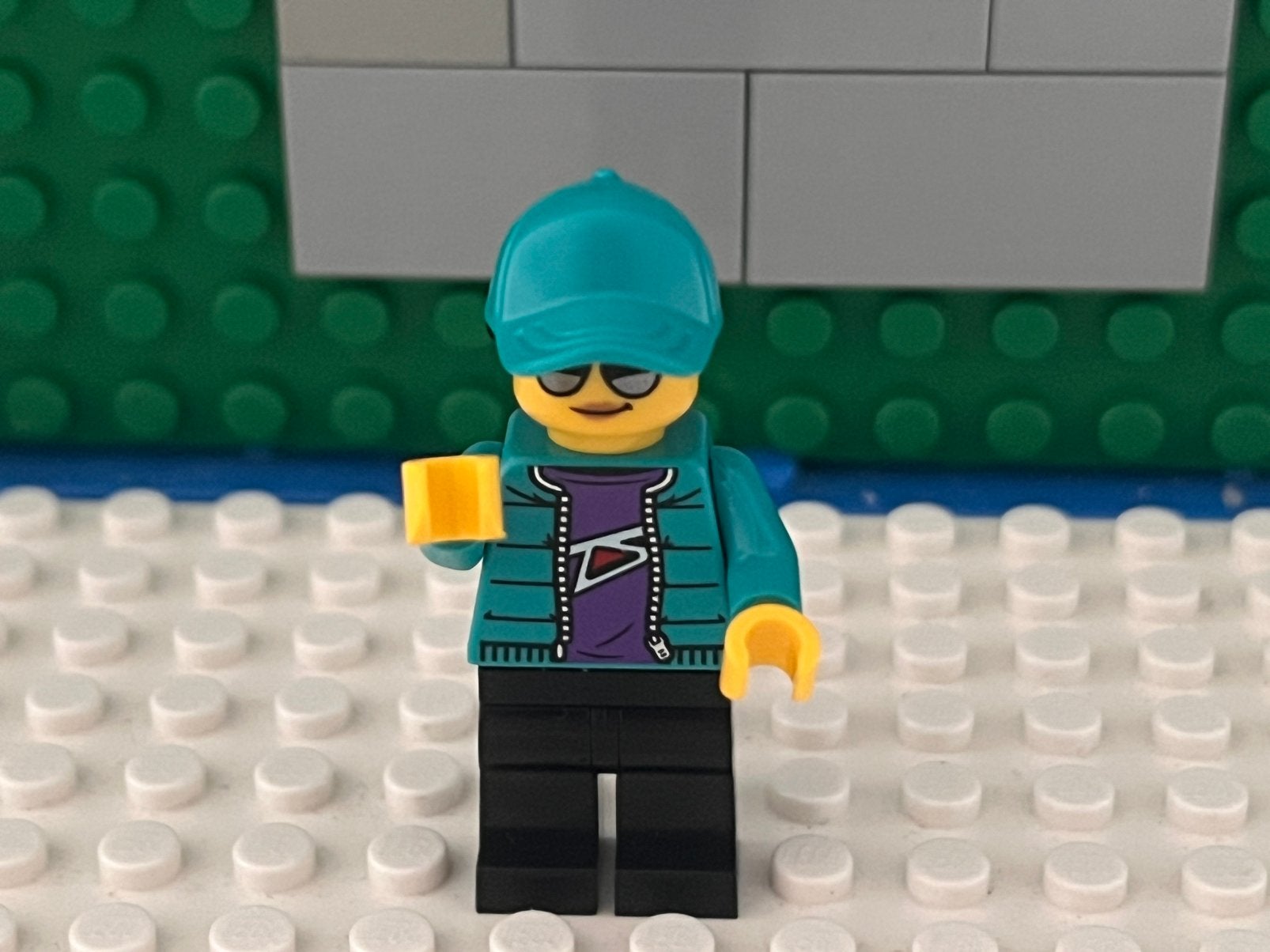 Lego minifiguur custom car driver, Ophalen of Verzenden, Zo goed als nieuw