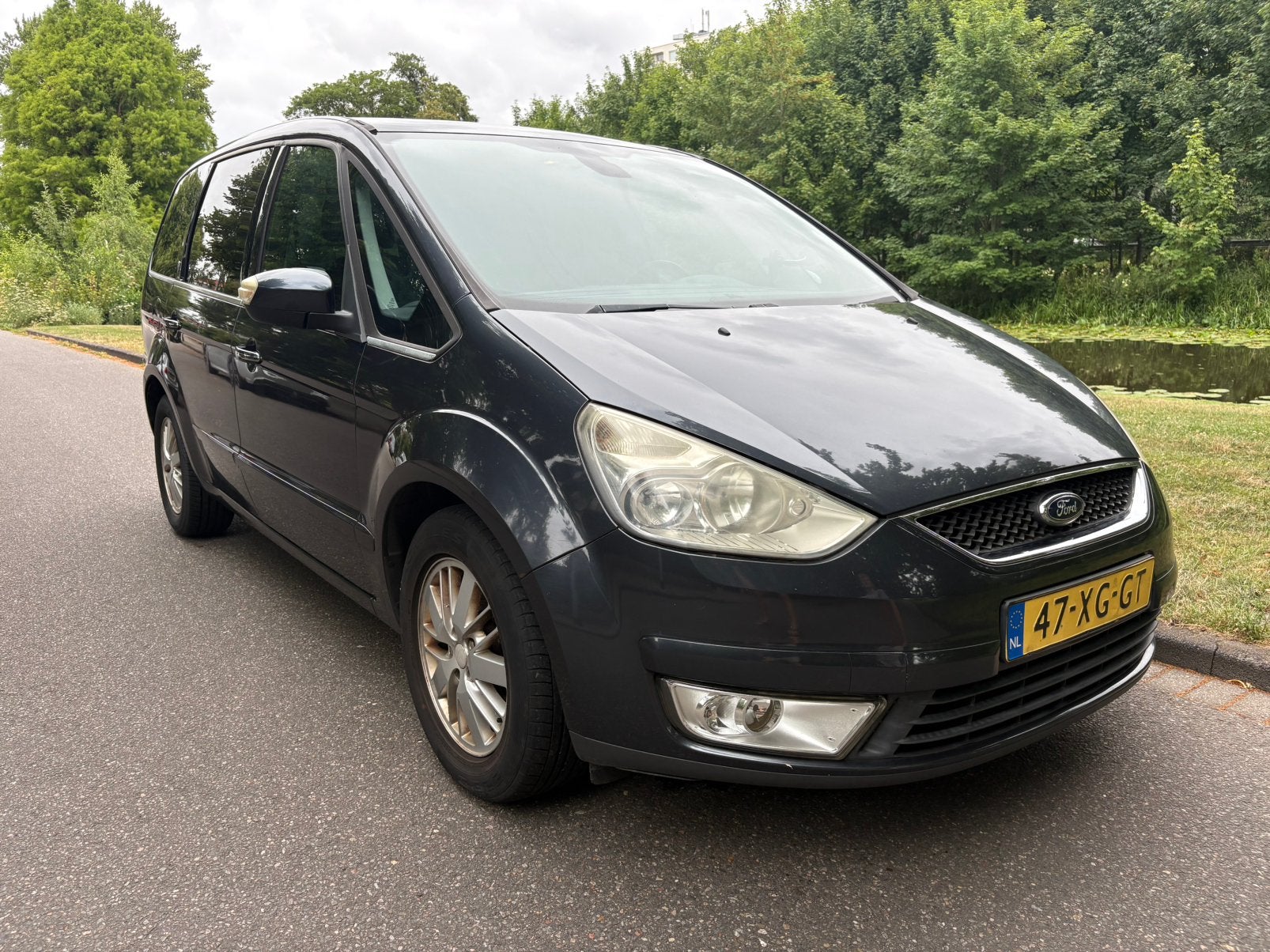 Ford Galaxy 2.0 16V 107KW 2007 Grijs, Auto's, Voorwielaandrijving, 145 pk, Stof, Metallic lak