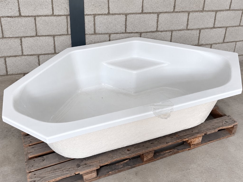 Sanindusa Rimini hoekbad met zitje, Ophalen, Sanindusa, Info@hartelman.nl, Zo goed als nieuw