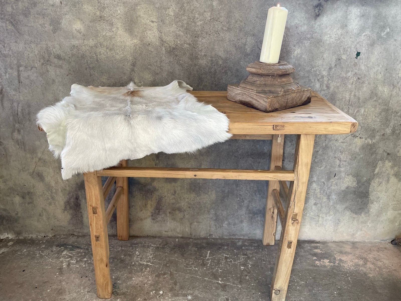 Handgemaakte Chinese Tafel - 102x45x80 cm, Antiek en Kunst, Ophalen of Verzenden