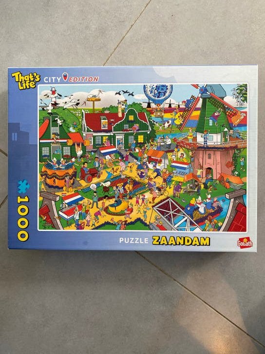 That's Life City Edition Puzzel Zaandam 1000 stukjes, Ophalen of Verzenden, 500 t/m 1500 stukjes, Zo goed als nieuw, Legpuzzel