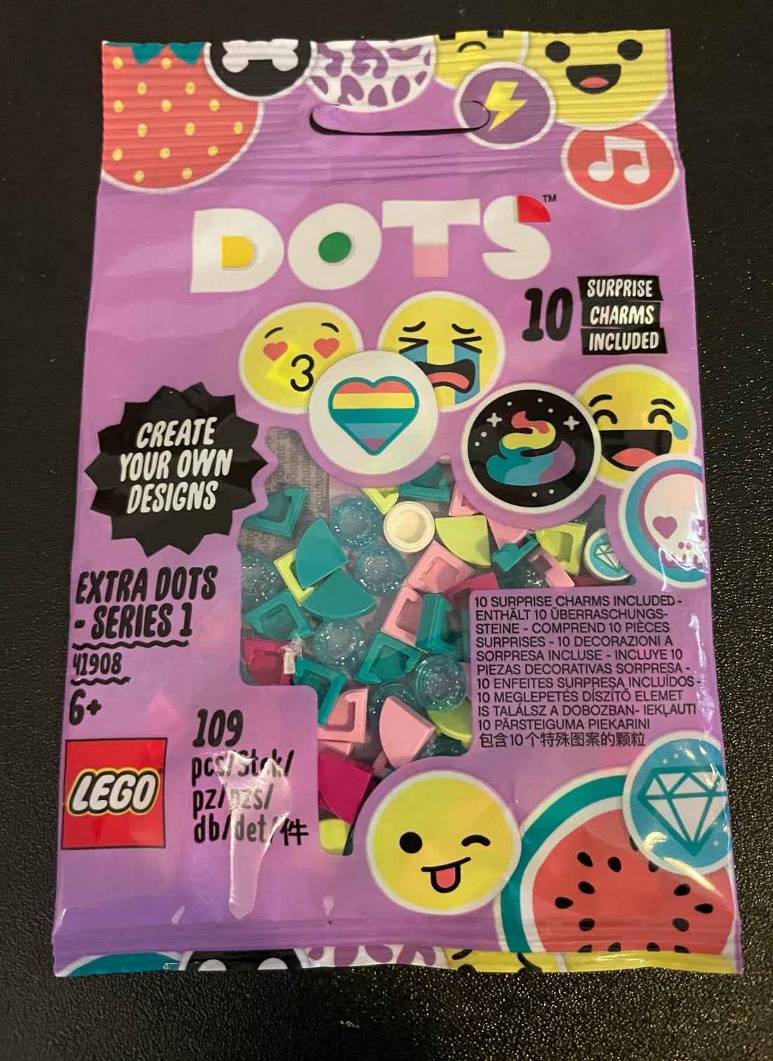 LEGO DOTS Extra DOTS - Serie 1 (109 stuks), Overige thema's, Lego, Nieuw, Losse stenen