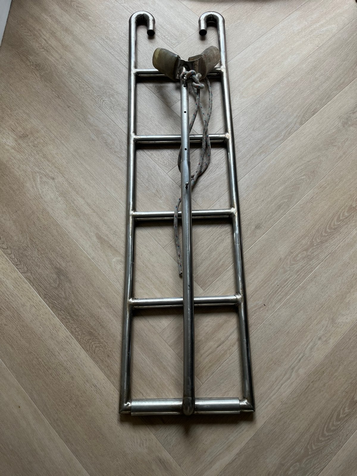 Boeg ladder, boeg trap, boot, Watersport en Boten, Bootonderdelen, Verzenden, Gebruikt, Ankeren en Afmeren, Zeilboot of Motorboot