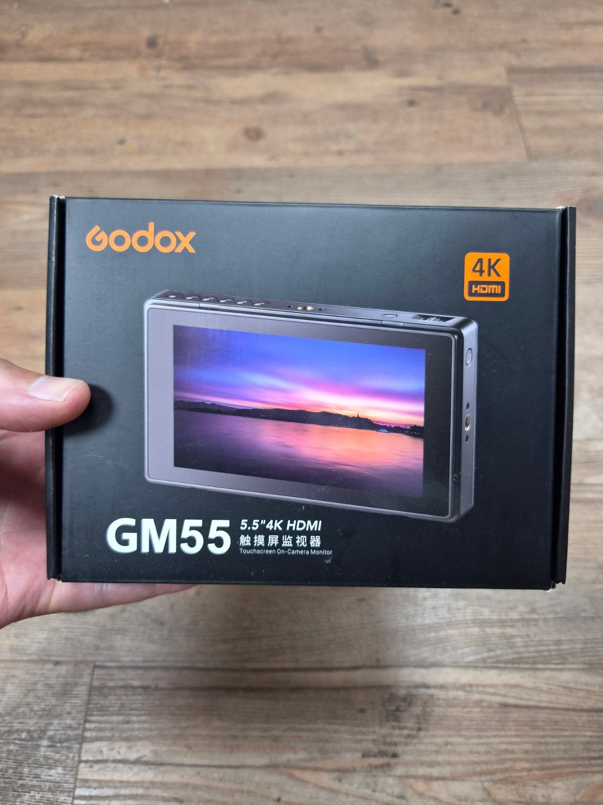 Godox GM55 5.5" 4K HDMI Touchscreen On-Camera Monitor, Godox, Monitor, Ophalen of Verzenden, Zo goed als nieuw