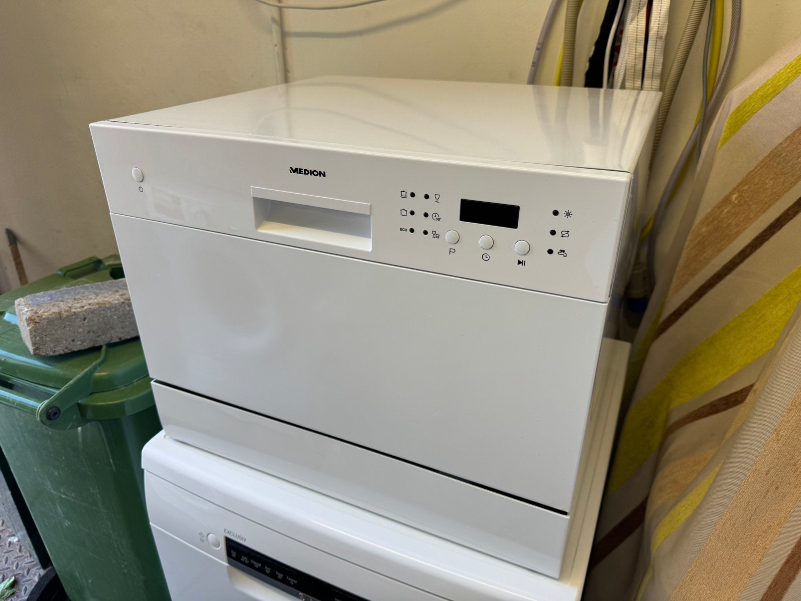 Medion | Mini Vaatwasmachine | Compact | Helemaal Goed, Ophalen, Gebruikt, Wit, 50 tot 100 cm