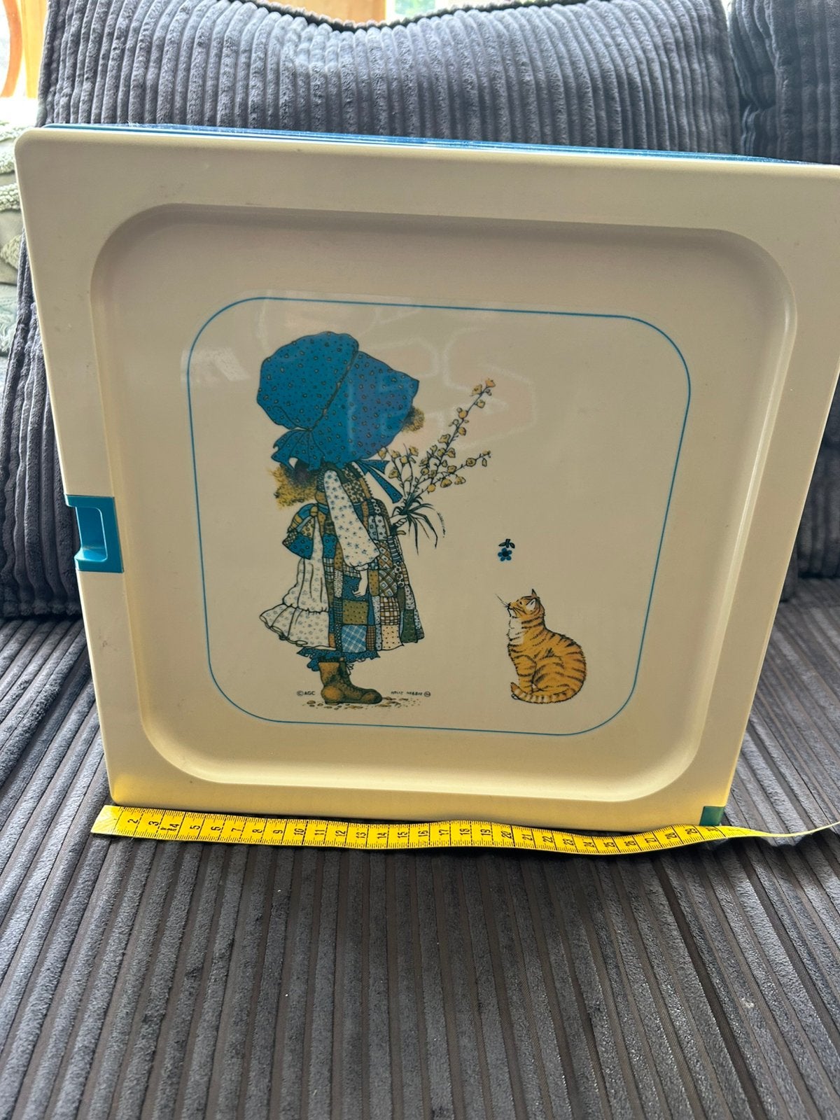 Retro hard plastic kastje Holly Hobbie, Verzamelen, Ophalen of Verzenden, Huis en Inrichting