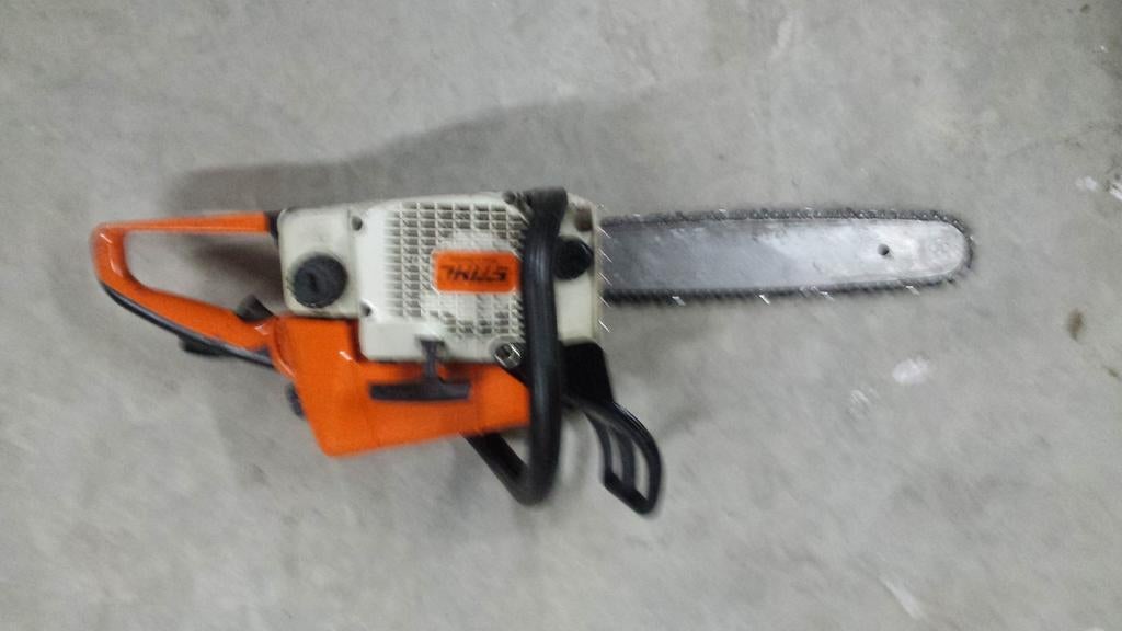 Stihl ms 025 motorzaag, Ophalen, Gebruikt