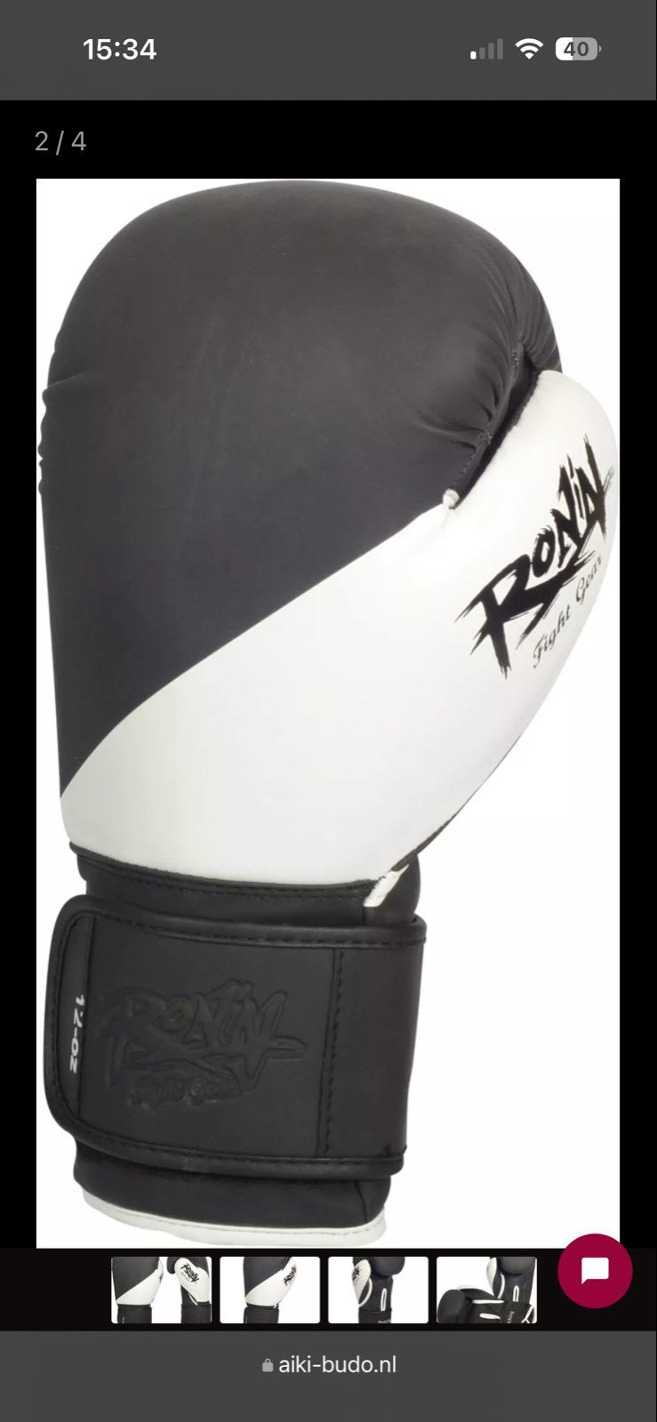 Nieuwe Ronin Bokshandschoenen 14 OZ - Ongebruikt, Ophalen of Verzenden, Nieuw, Overige, Vechtsportbescherming