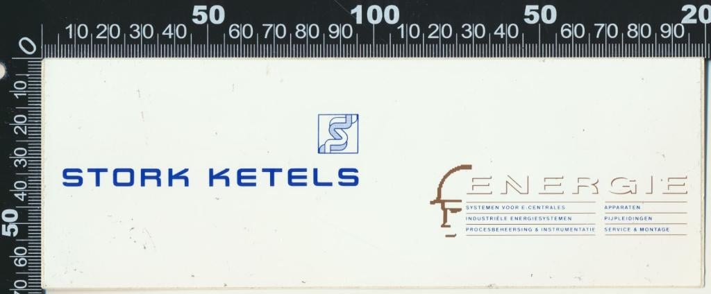 Sticker: Stork Ketels (1), Verzamelen, Stickers, Zo goed als nieuw, Bedrijf of Vereniging, Ophalen of Verzenden