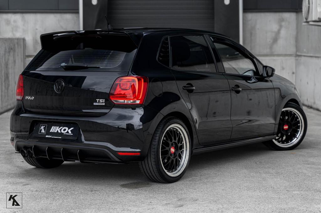 Volkswagen Polo 1.2 TSI 2013 | WRC BBS | Edition NL- Lage KM, Voorwielaandrijving, Stof, Zwart, 4 cilinders