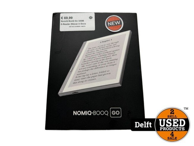 NomiQ BooQ Go 32GB E-Reader |Nieuw in Doos, Flex Ltd., Zo goed als nieuw, https://flex.com/contact-us, Nobelstraat 10, 5807 GA Oostrum LB, Limburg, Nederland
