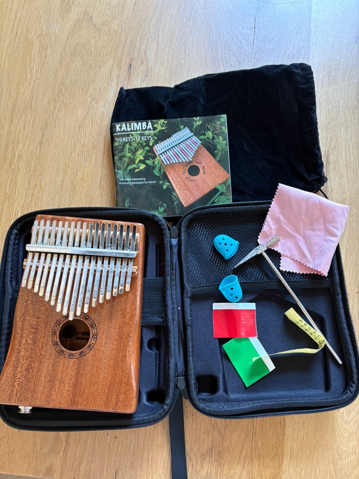 Kalimba, nieuw en compleet met koffer, Ophalen, Nieuw