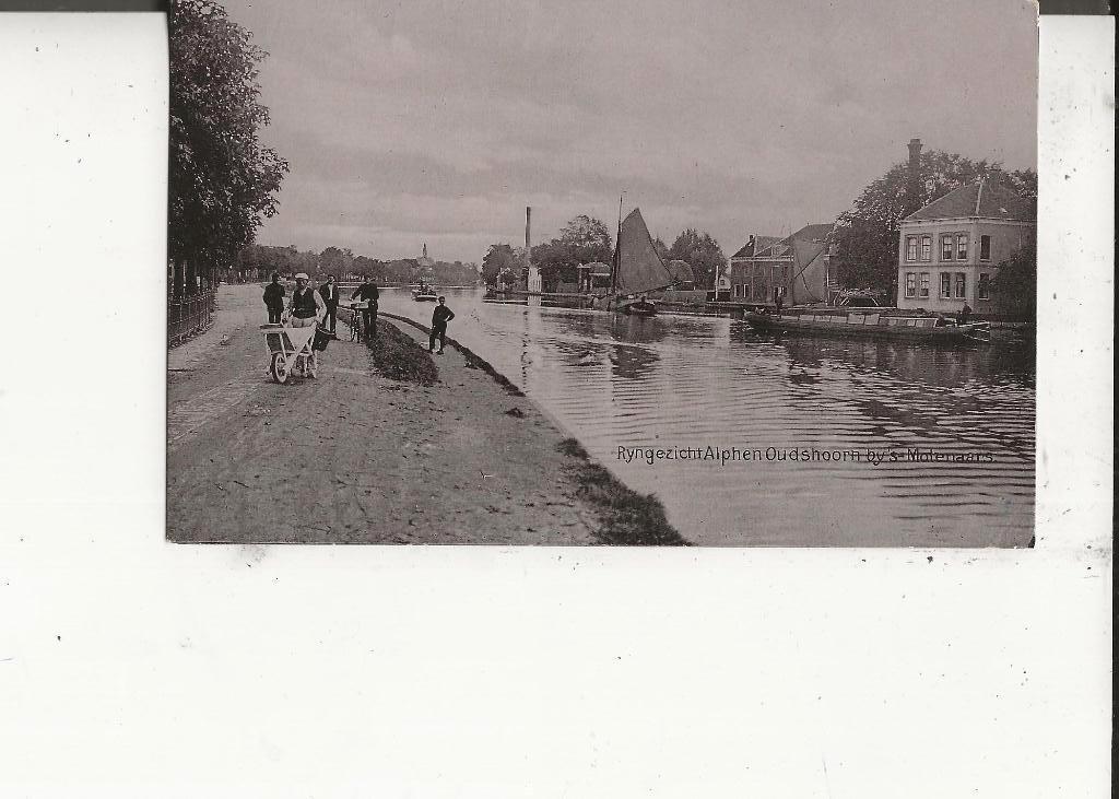 Alphen -Oudshoorn bijs  Molenaar s, Ophalen of Verzenden, Voor 1920, Ongelopen, Zuid-Holland