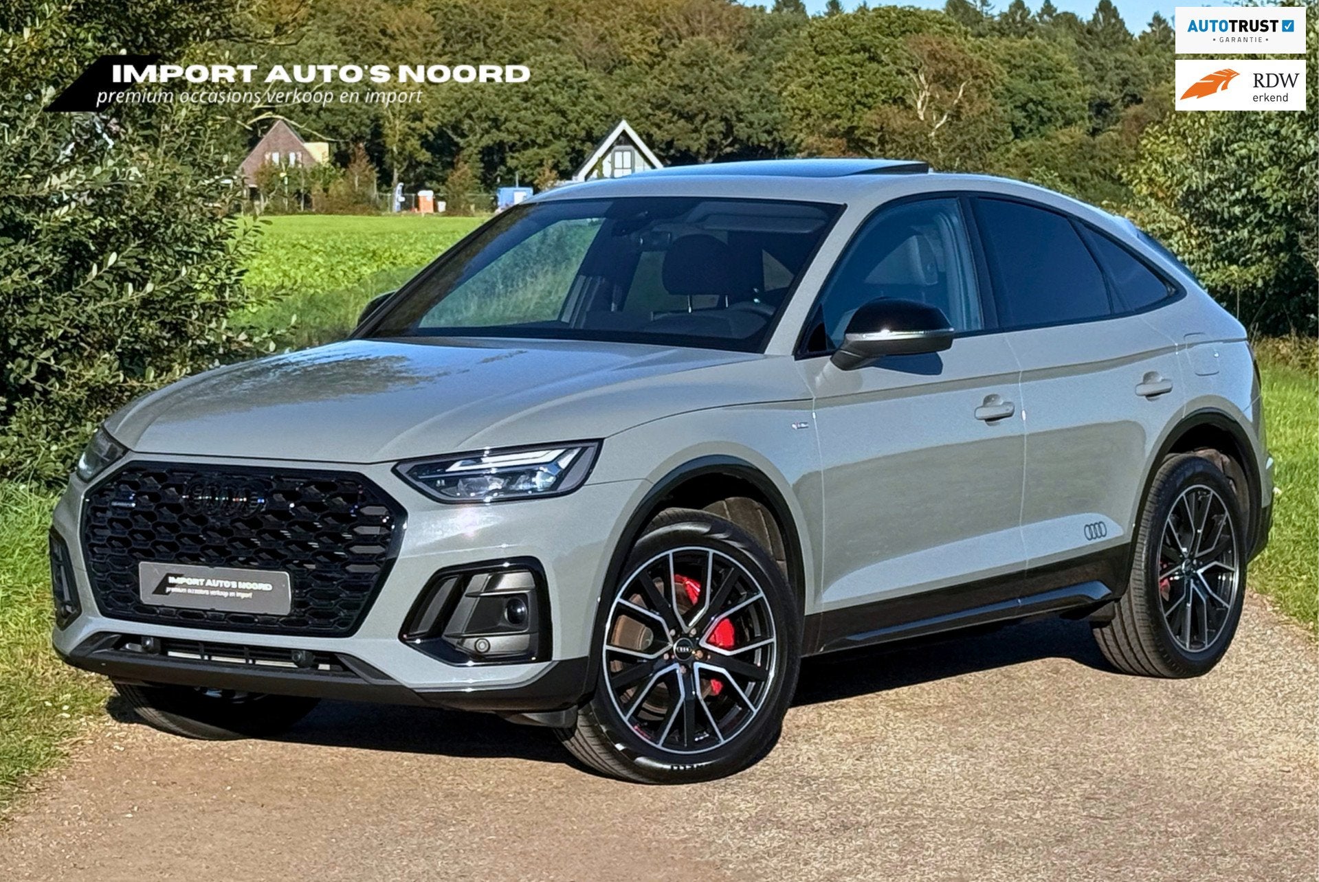 Audi Q5 Sportback 50 TFSI e S edition Competition Pano SQ5 S, Auto's, Automaat, Gebruikt, Zwart, 4 cilinders