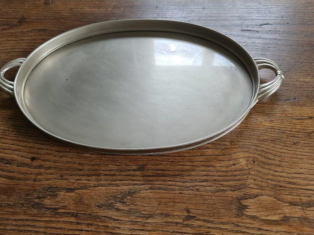 Vintage: Tinnen dienblad van Daalderop, Ophalen