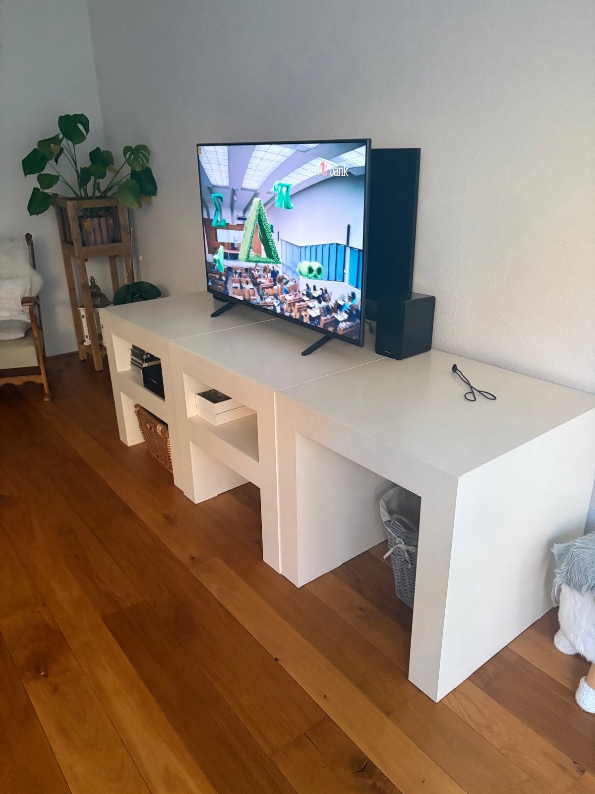 Modulair TV-meubel - 3 losse delen, Ophalen, Gebruikt, 200 cm of meer, Minder dan 100 cm
