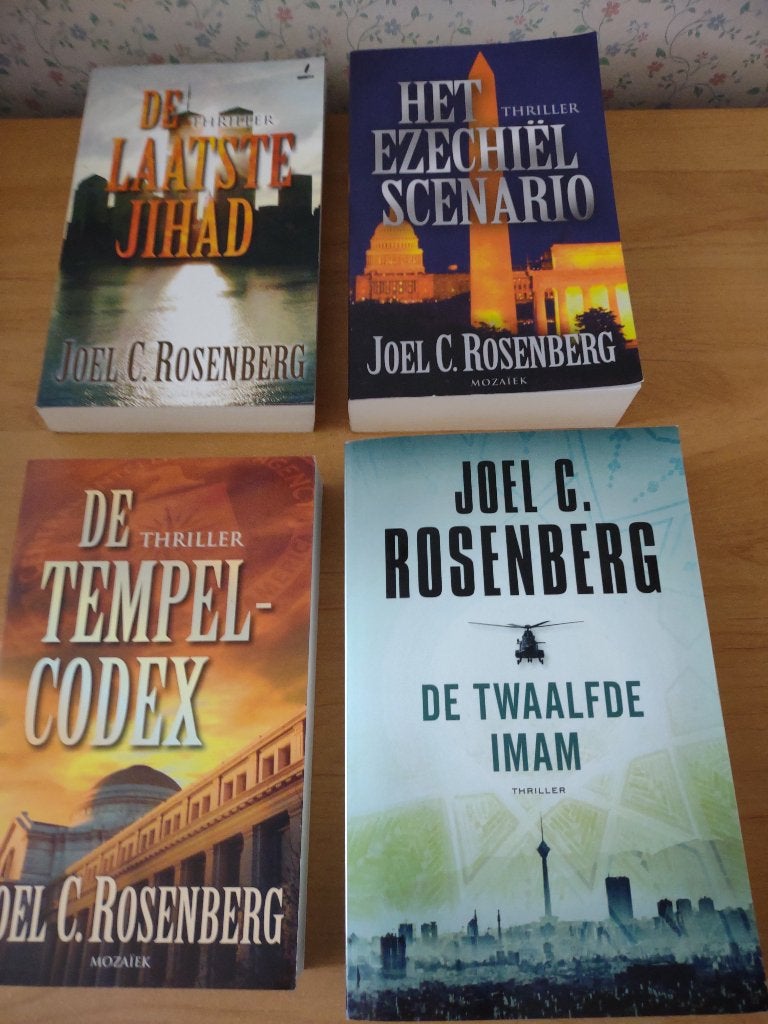 4 boeken- Joel C.Rosenberg, Boeken, Ophalen of Verzenden, Zo goed als nieuw
