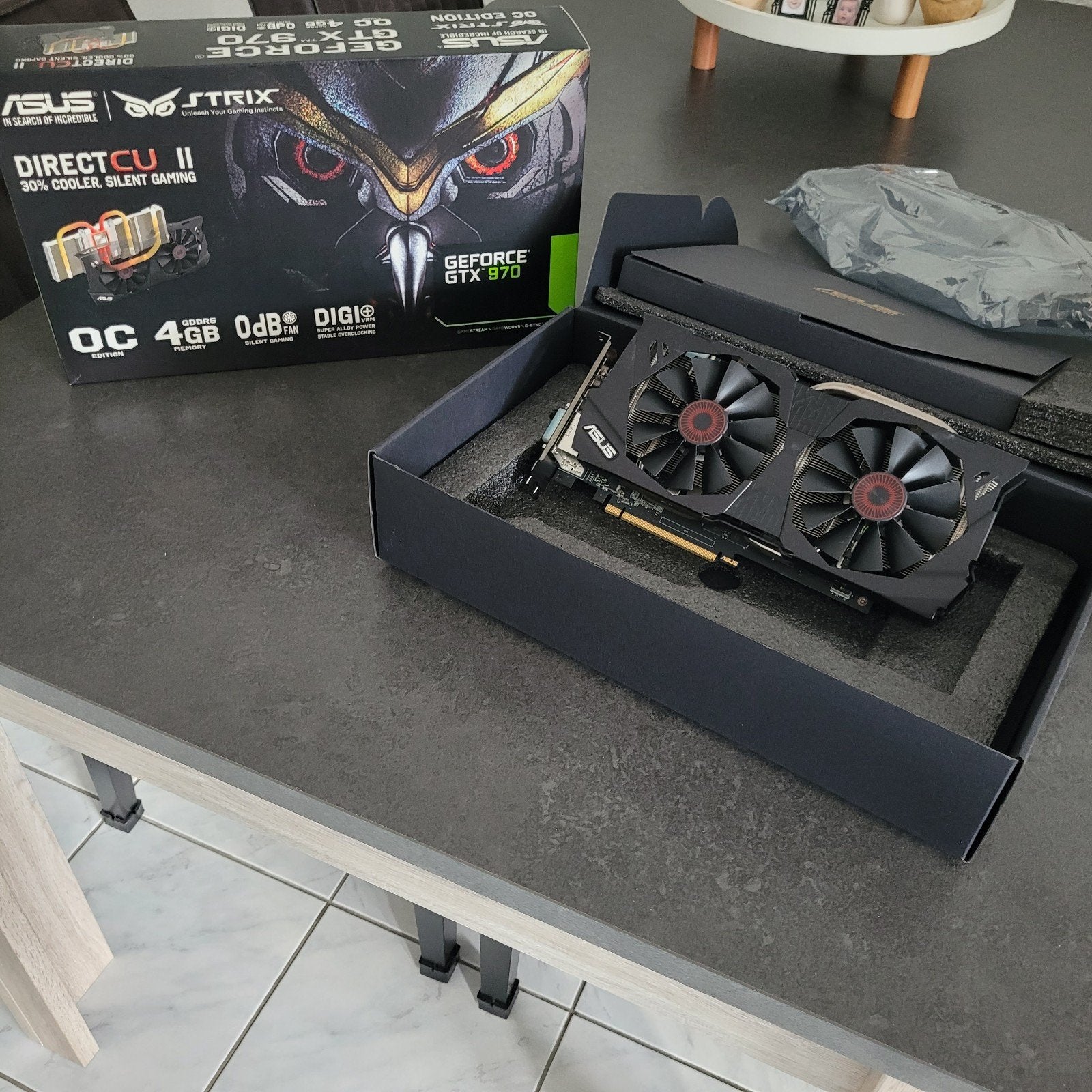 ASUS ROG Strix GeForce GTX 970 OC Edition 4GB GDDR5, PCI-Express 3, Ophalen of Verzenden, Nvidia, GDDR5