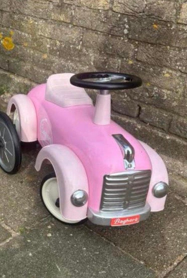 Zgan Roze Loop Auto Retro Roller, Ophalen of Verzenden, Gebruikt, Loopvoertuig