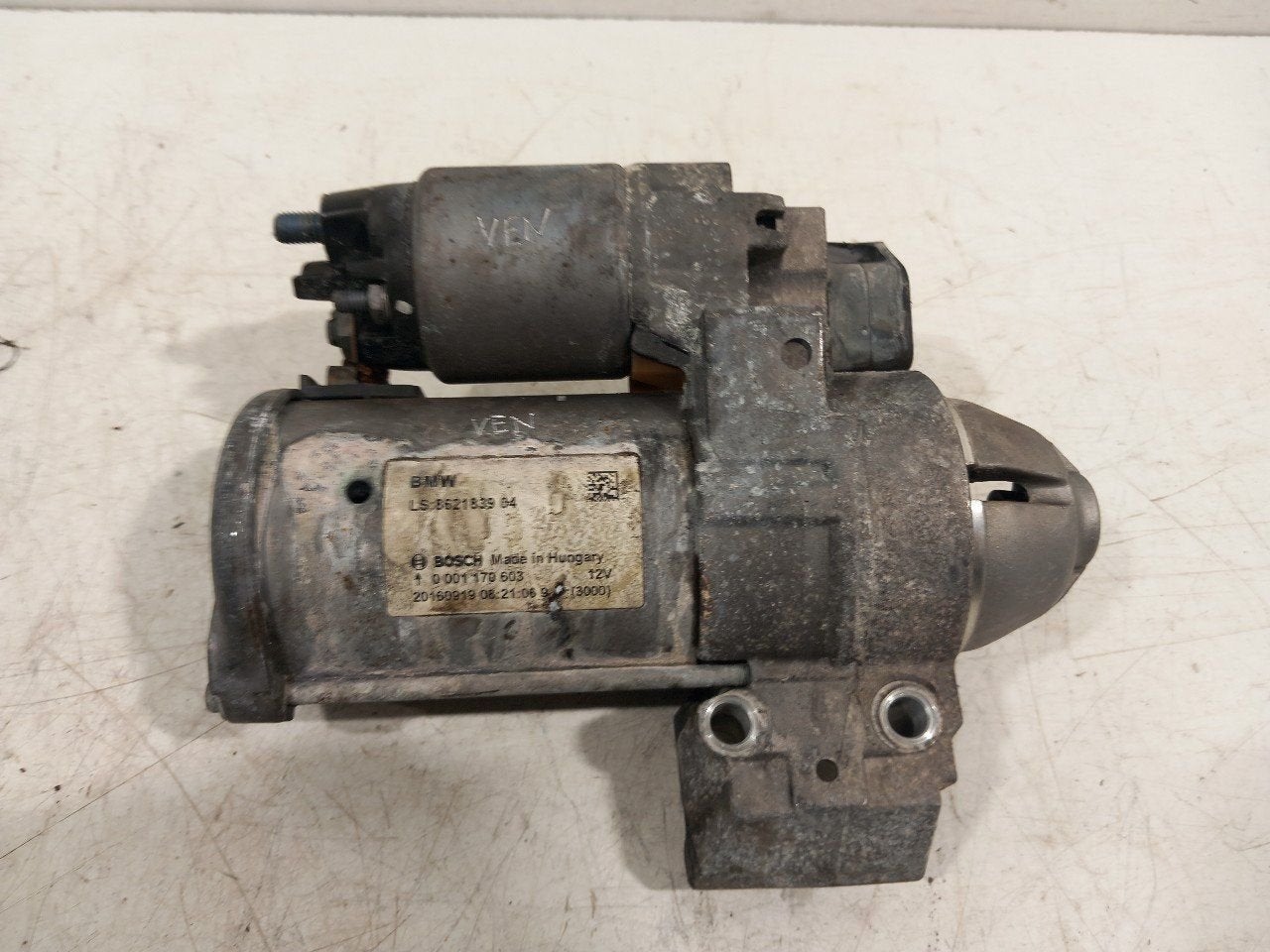Startmotor BMW 4 serie, Onderdelen@venauto.nl, Van der Ven Autorecycling B.V., Gebruikt, Ettenseweg 76, 4706 PB Roosendaal, The Netherlands