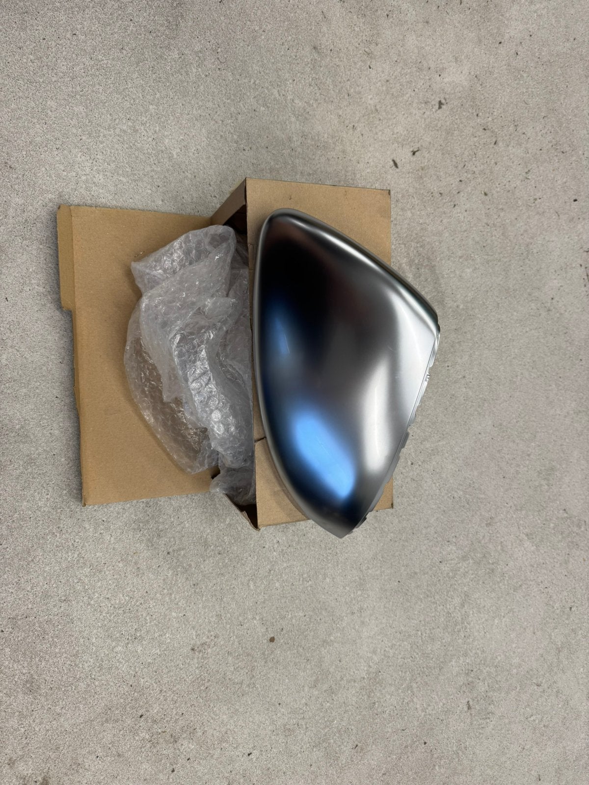 Aluminium buitenspiegelkap links VW Golf 7R  5G0.857.537 G, Auto-onderdelen, Spiegels, Ophalen, Nieuw, Volkswagen