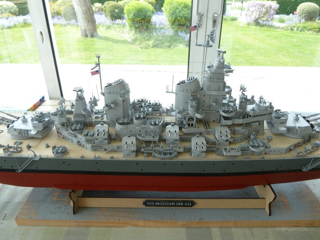 Slagschip BB.63 Missouri, Ophalen, Nieuw, 1:50 tot 1:200, Overige merken