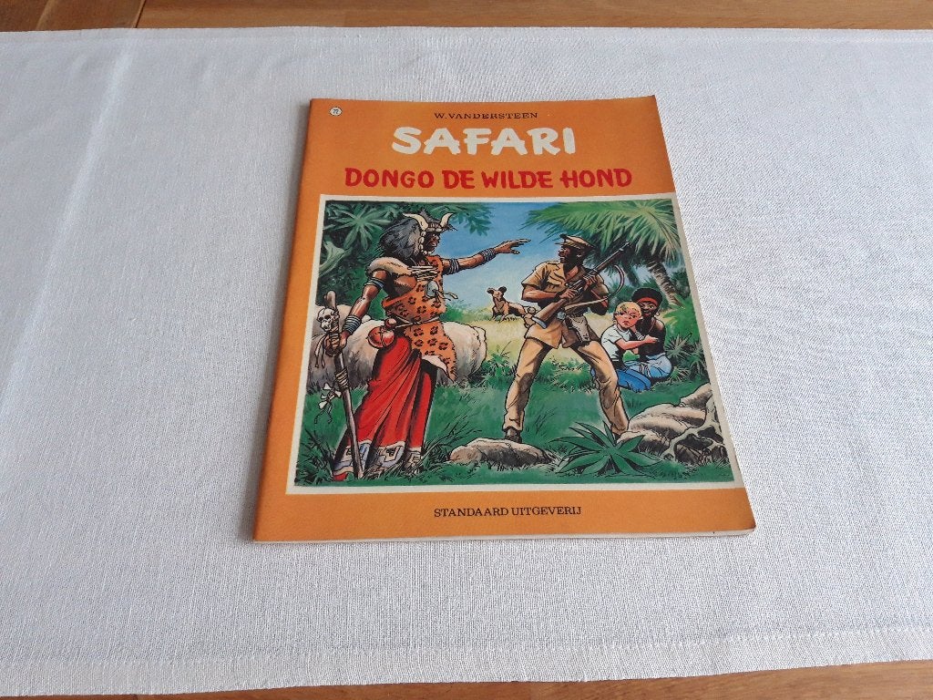 Safari 22 - Dongo de wilde hond, Eén stripboek, Ophalen of Verzenden, Gelezen