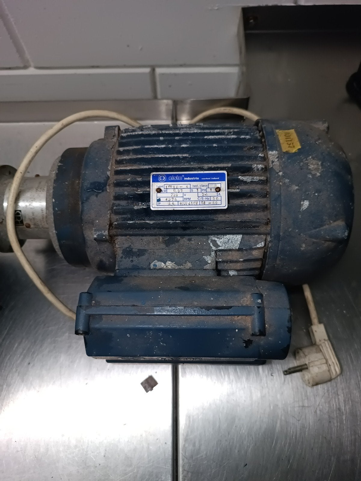 Elsto Industrie Elektromotor 0.37 kW, 1375 RPM, Ophalen of Verzenden