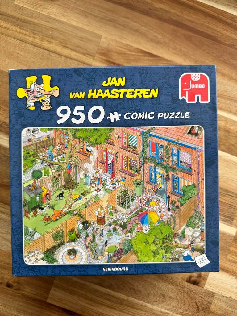 Jan van Haasteren Neighbours puzzel 950 stukjes, Ophalen of Verzenden, 500 t/m 1500 stukjes, Gebruikt, Legpuzzel