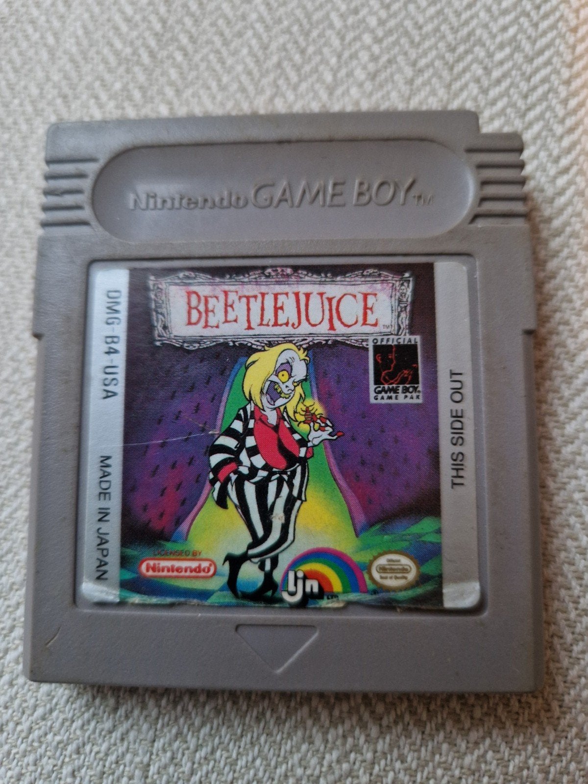 beetlejuice gameboy cartridge spel game boy nintendo, Ophalen of Verzenden