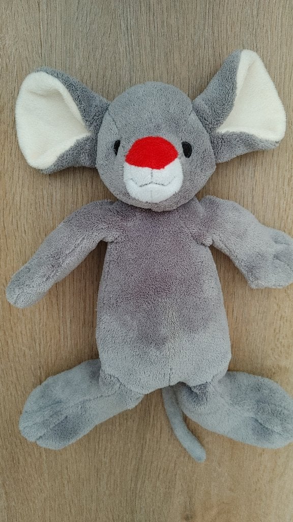 Knuffel Toet van de Clinic Clowns, Muis, Overige karakters, Happy Horse, Grijs