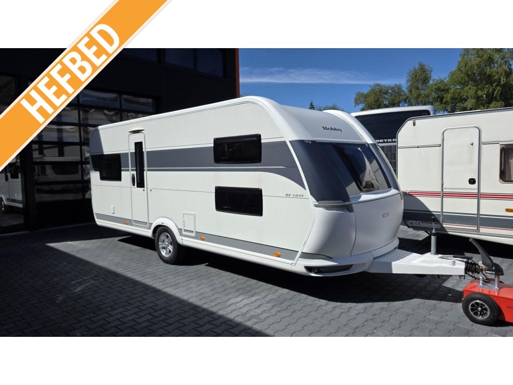 Hobby De Luxe 515 UHK Hefbed,Stapelbed,rondzit, Caravans en Kamperen, Schokbreker, Rondzit, Hobby, Bedrijf
