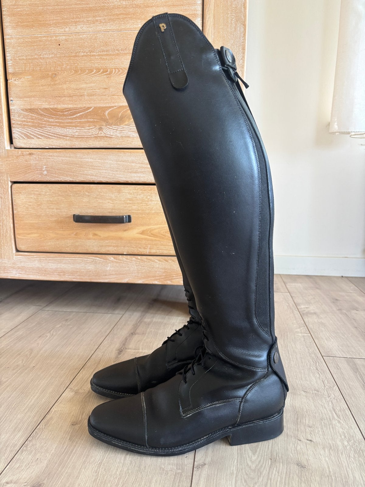 Petrie rijlaarzen maat 41,5, Dieren en Toebehoren, Paardrijkleding, Ophalen, Zo goed als nieuw, Dressuur, Schoeisel