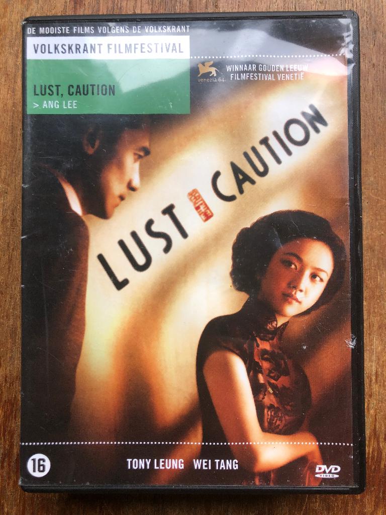 Lust Caution DVD ; Volkskrant film Festival, Cd's en Dvd's, Dvd's | Filmhuis, Vanaf 16 jaar, Ophalen of Verzenden, Zo goed als nieuw