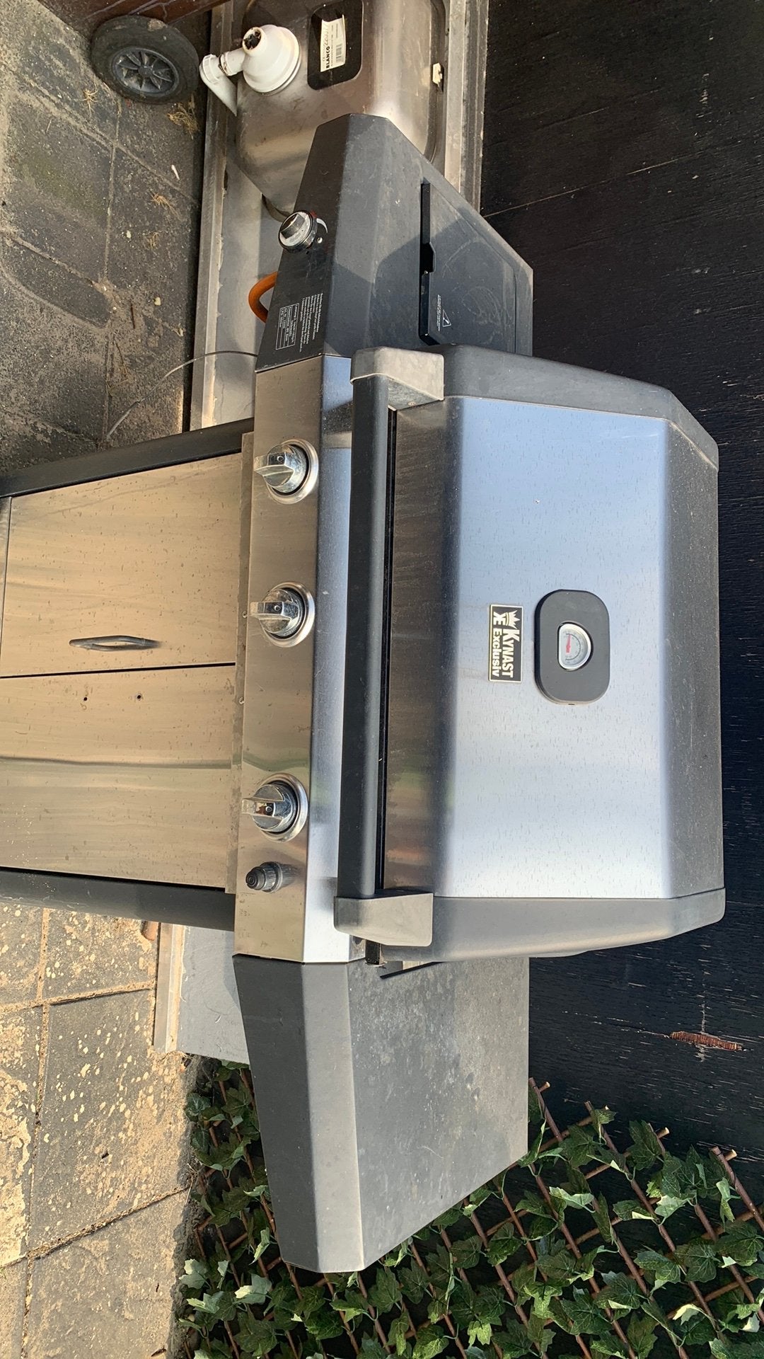 Gas bbq kynast exclusiv, Tuin en Terras, Ophalen, Zo goed als nieuw