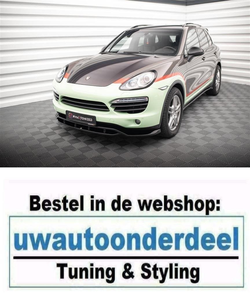 Maxton Design Spoiler Splitter Lip Voor Porsche Cayenne MK2, Verzenden, Automotive Parts, A.parts@hotmail.nl, Trasmolenlaan 12 3447 GZ Woerden