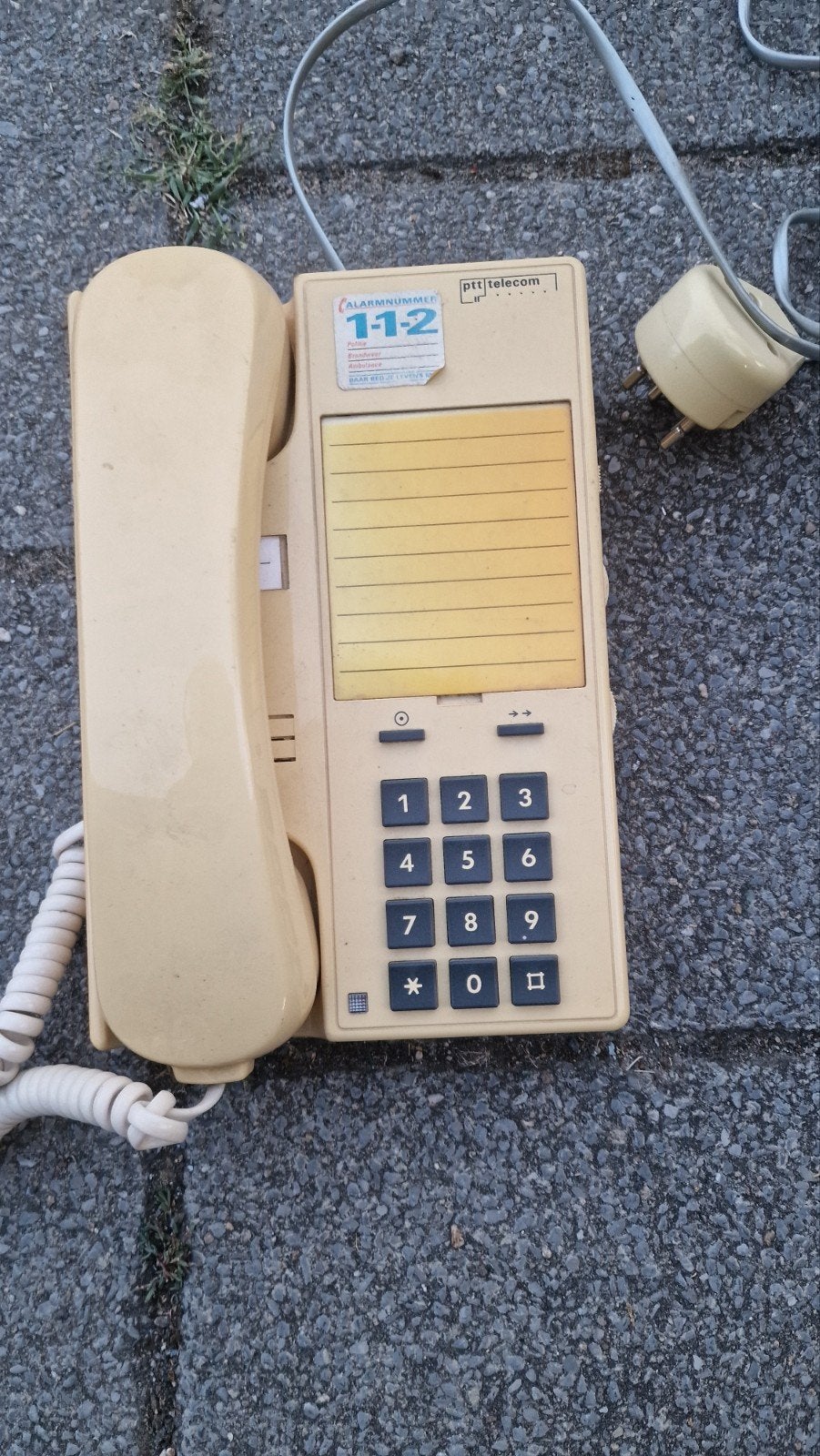 Vintage PTT Telecom Palermo Plus telefoon, Ophalen, Gebruikt
