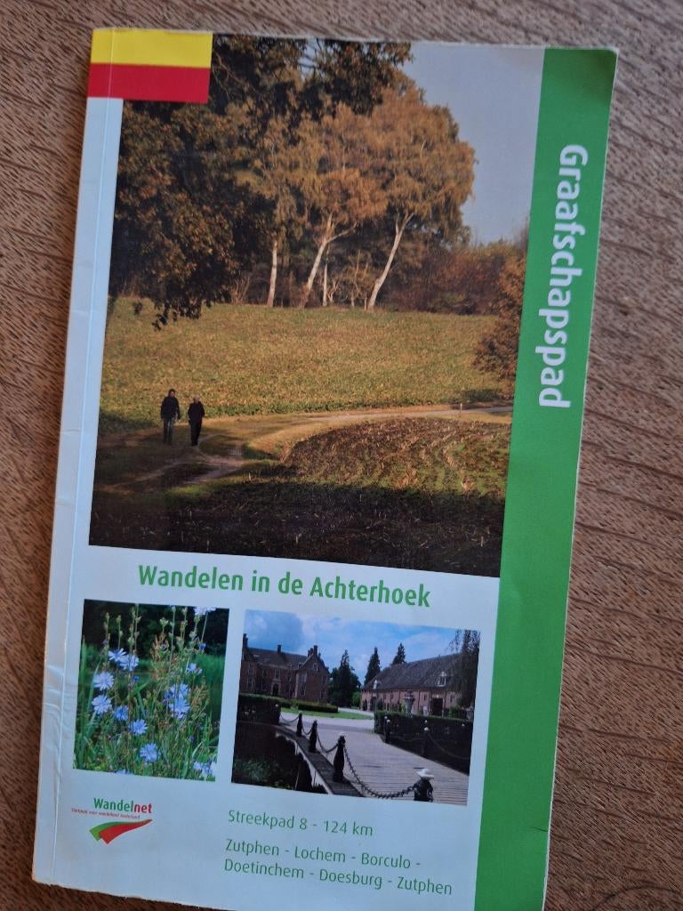 Wandelgids Graafschapspad, Fiets- of Wandelgids, Ophalen of Verzenden, Benelux, Gelezen