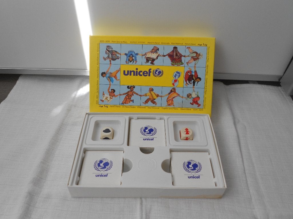Unicef spel - Hand in Hand, Hobby en Vrije tijd, Ophalen of Verzenden, Zo goed als nieuw, Unicef
