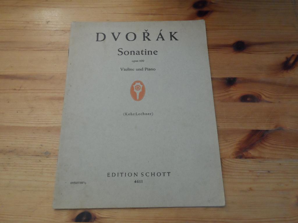 Antonin Dvorak, Muziek en Instrumenten, Bladmuziek, Gebruikt, Artiest of Componist, Klassiek, Piano, Viool of Altviool, Zang, Ophalen of Verzenden