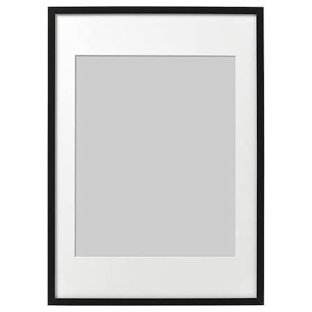 Ikea ribba 50x70 nieuw in plastic, Ophalen, Zo goed als nieuw, Zwart