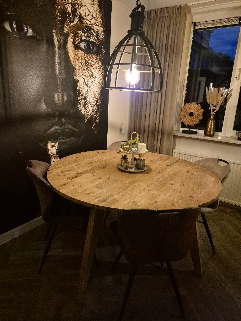 Eetkamer set, Ophalen, Gebruikt, Mango, 4 tot 6 stoelen